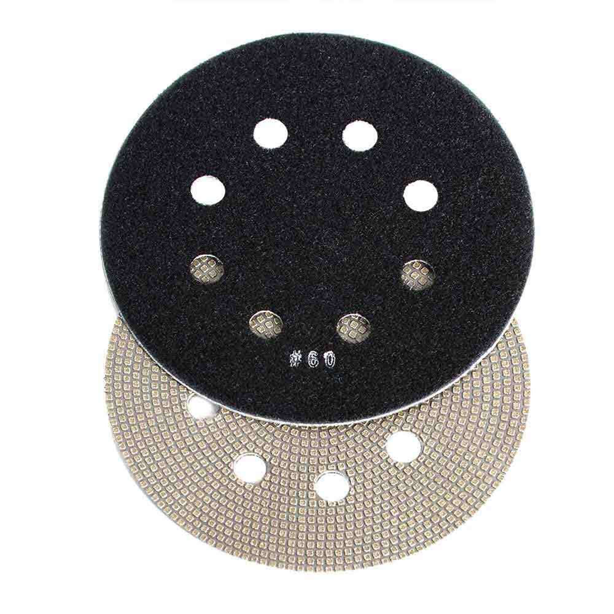 Specialty Diamond BRTD660 6 Inch 60 Grit Thin Electroplated Dry Pad for Orbital Sanders